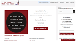 Desktop Screenshot of freetrainingworkfromhome.com
